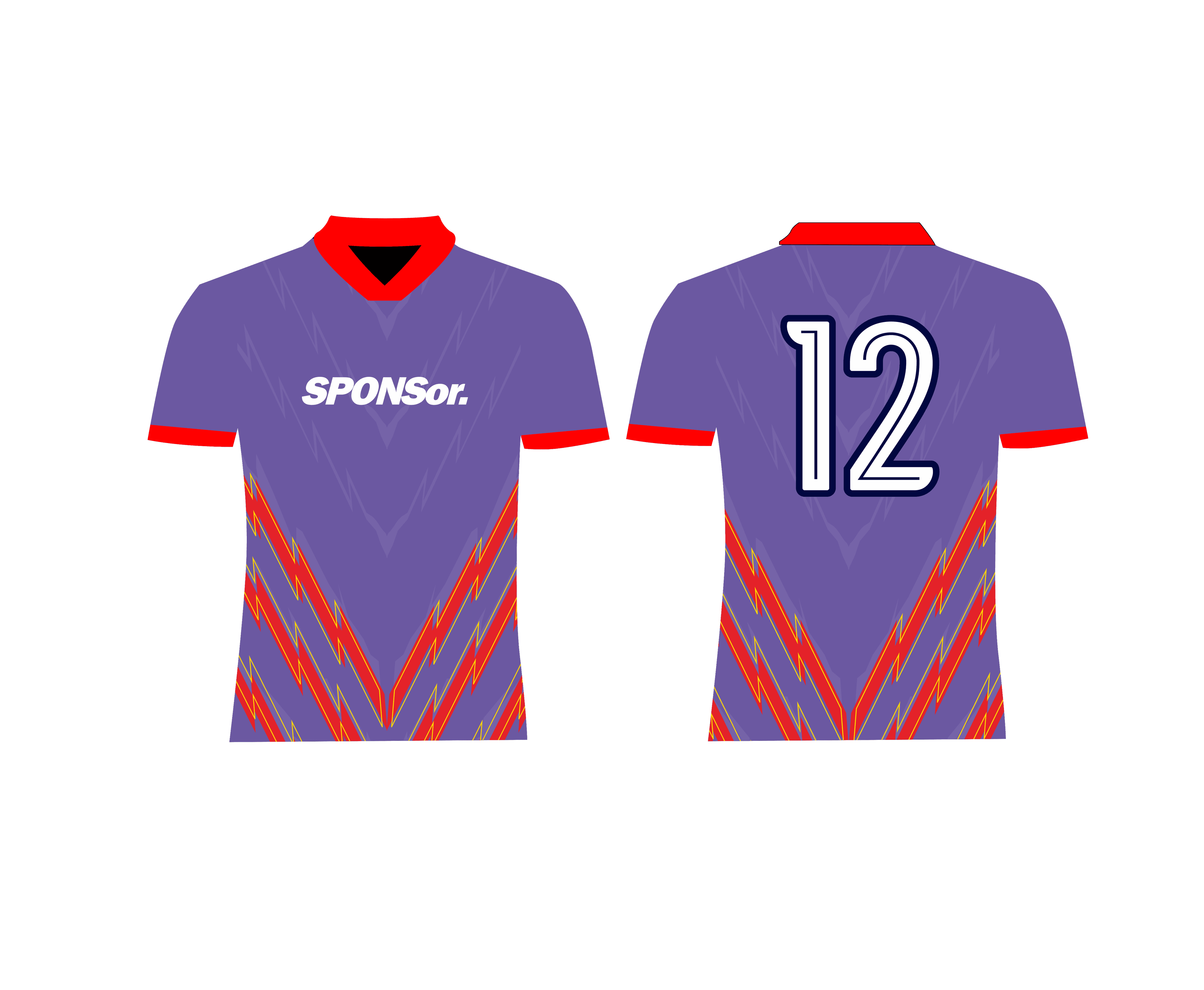 Design Jersey Futsal Magenta Ungu