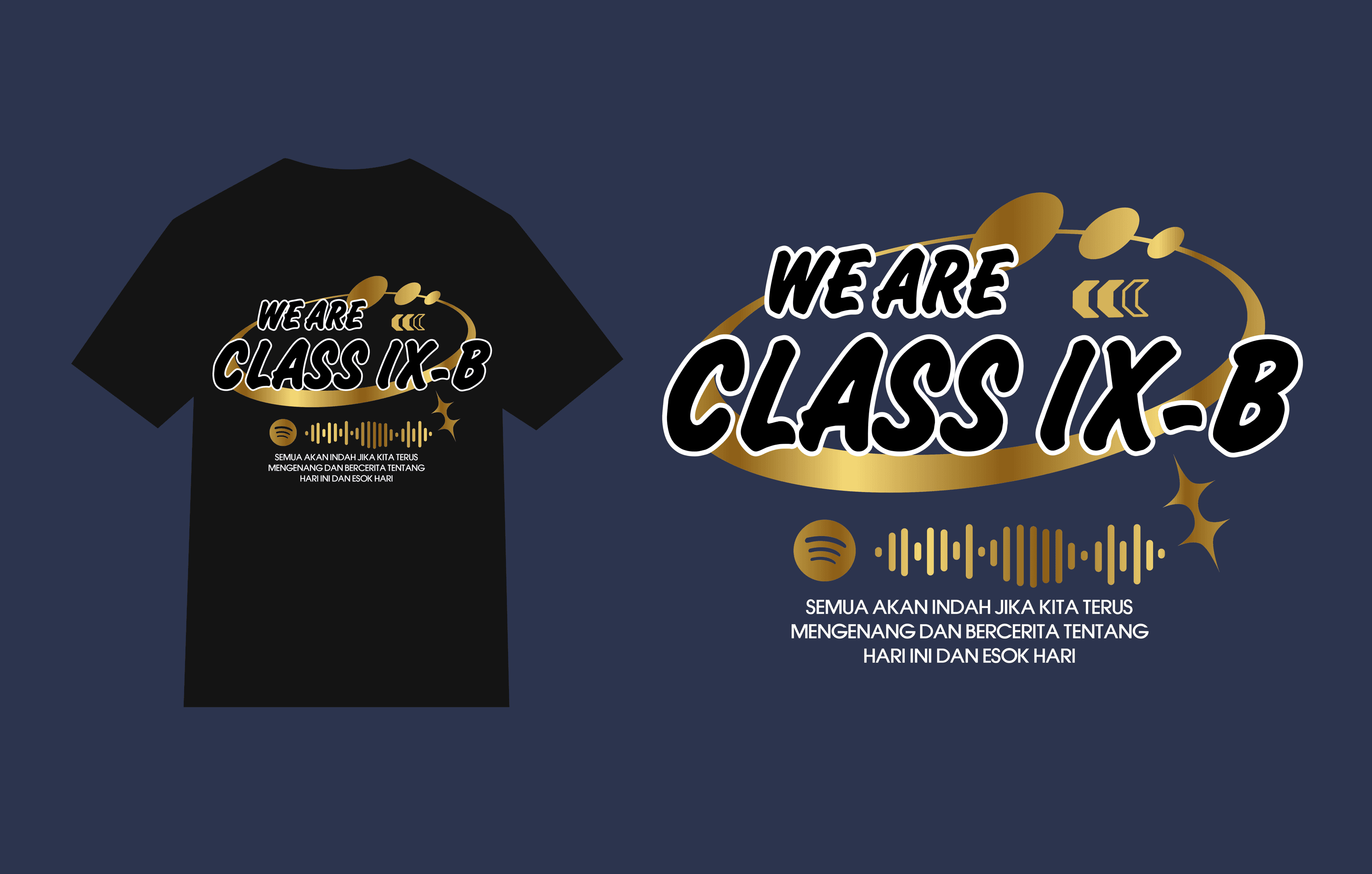 design kaos kelas editable 0010 | file cdr font | editable