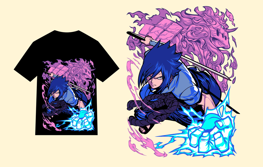 Design Jersey sasuke cdr png