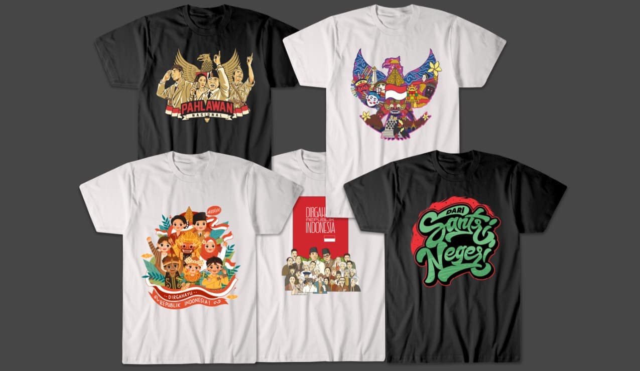 design kaos kemerdekaan bundle 5 design 004 cdr eps pdf full vector