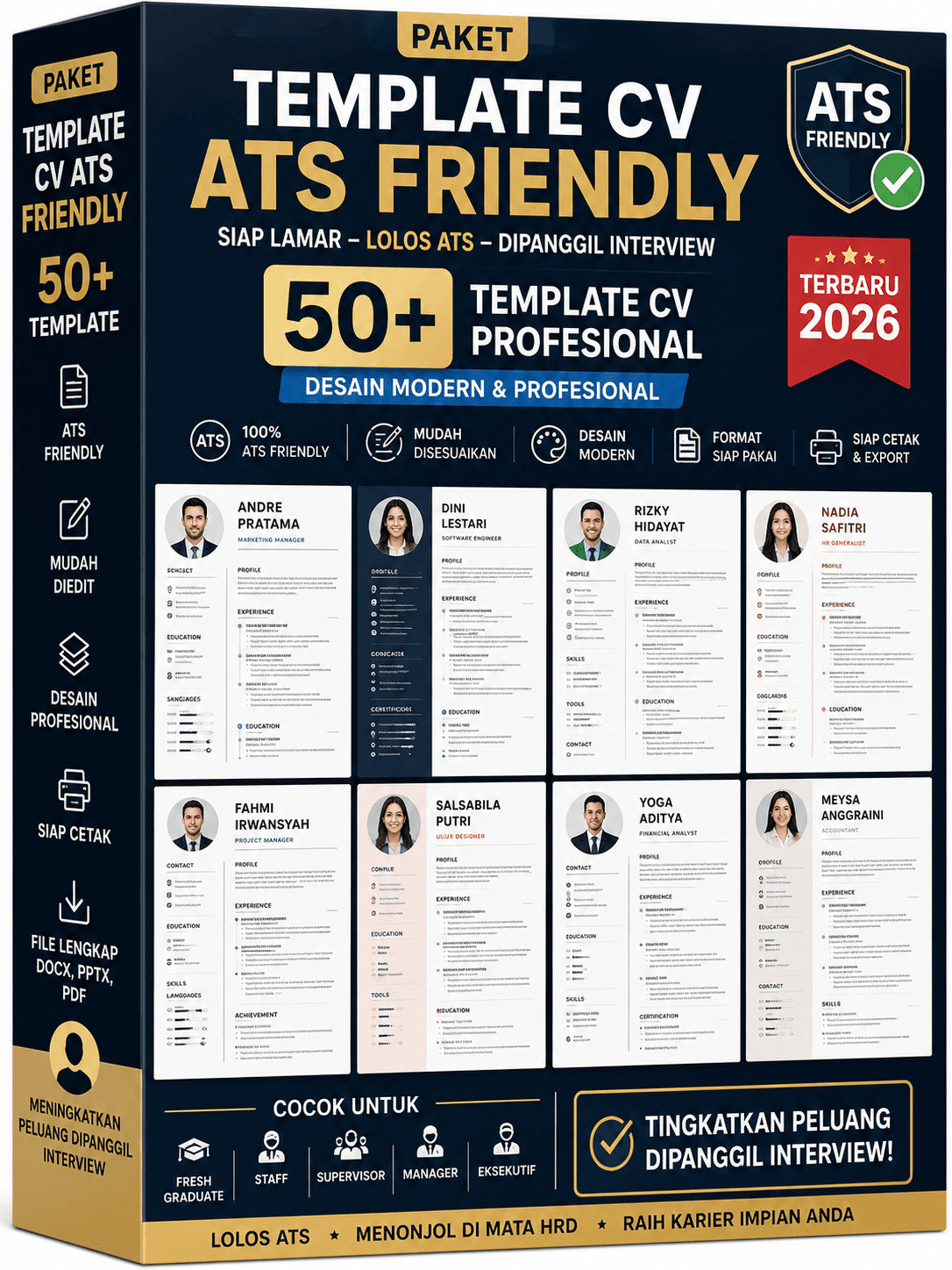 Template cv ATS word editable